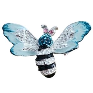 Vintage Bumble Bee Brooch Pin